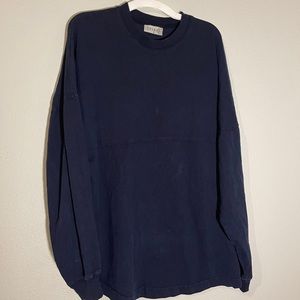 Thrifted navy carnival shirt